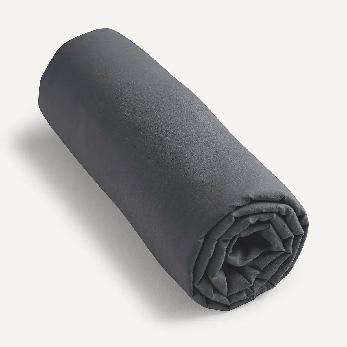 Organic Cotton Voile Fitted Sheet - Coal product