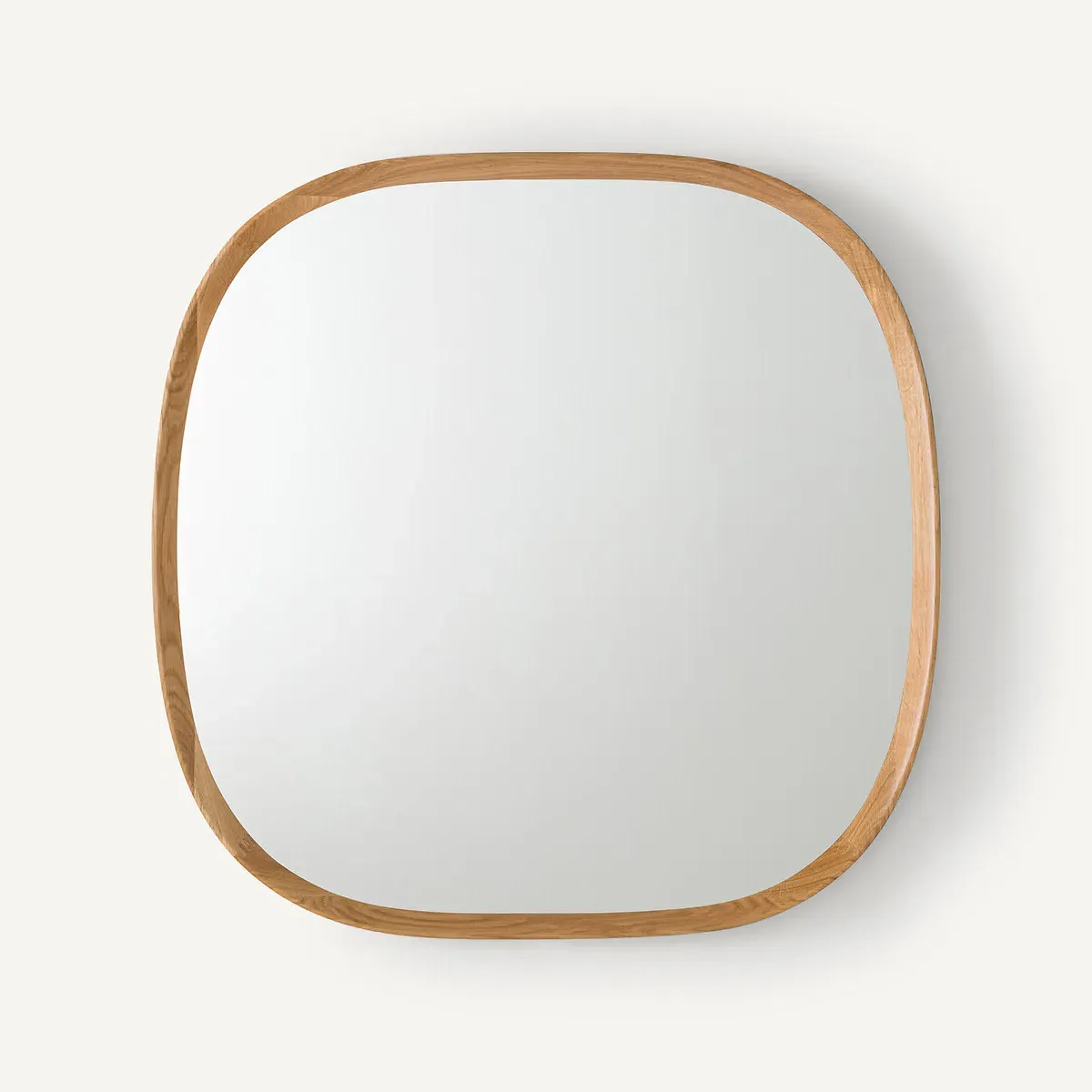 Orion Organic Shape Wall Mirror - Natural, Solid Oak product