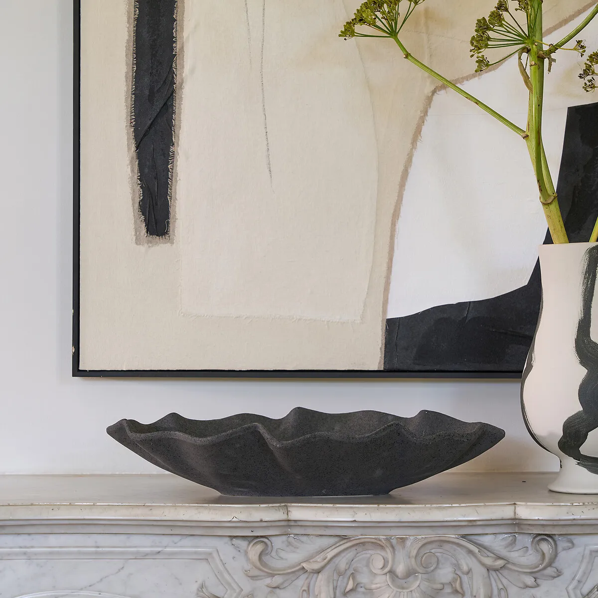 Orla Earthenware Dish - Black alternate view