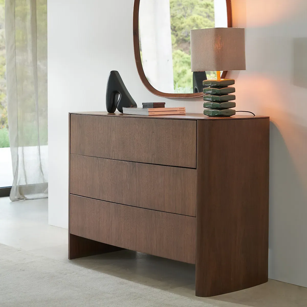 Piettato Ceramic Table Lamp - Cedar Green alternate view