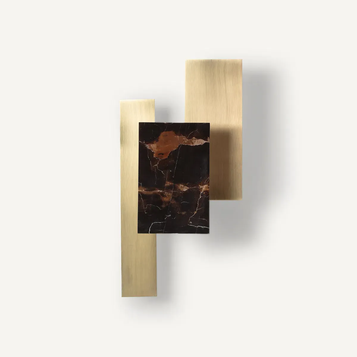 Portson Wall Light - Brass, Marble product