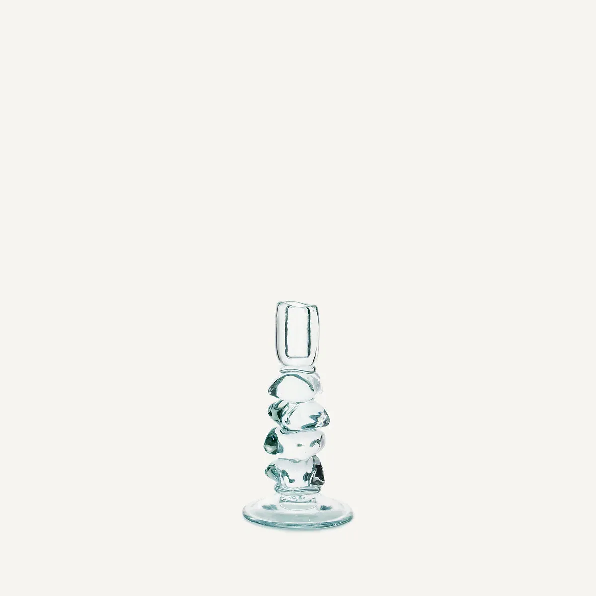Qimera H23cm Candlestick - Transparent, Glass product