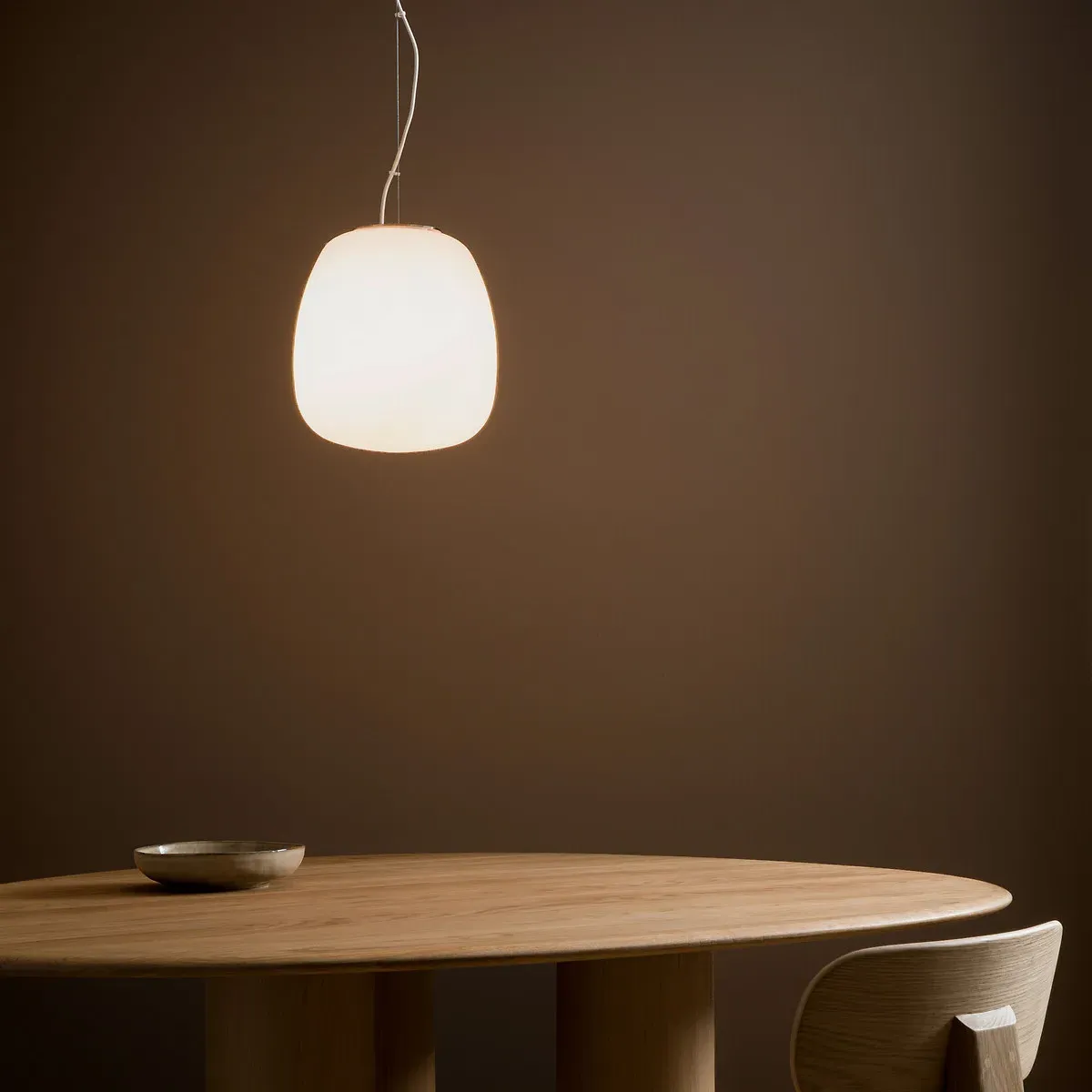 Raeyes Oblong Frosted Glass Ceiling Light - Opaline product