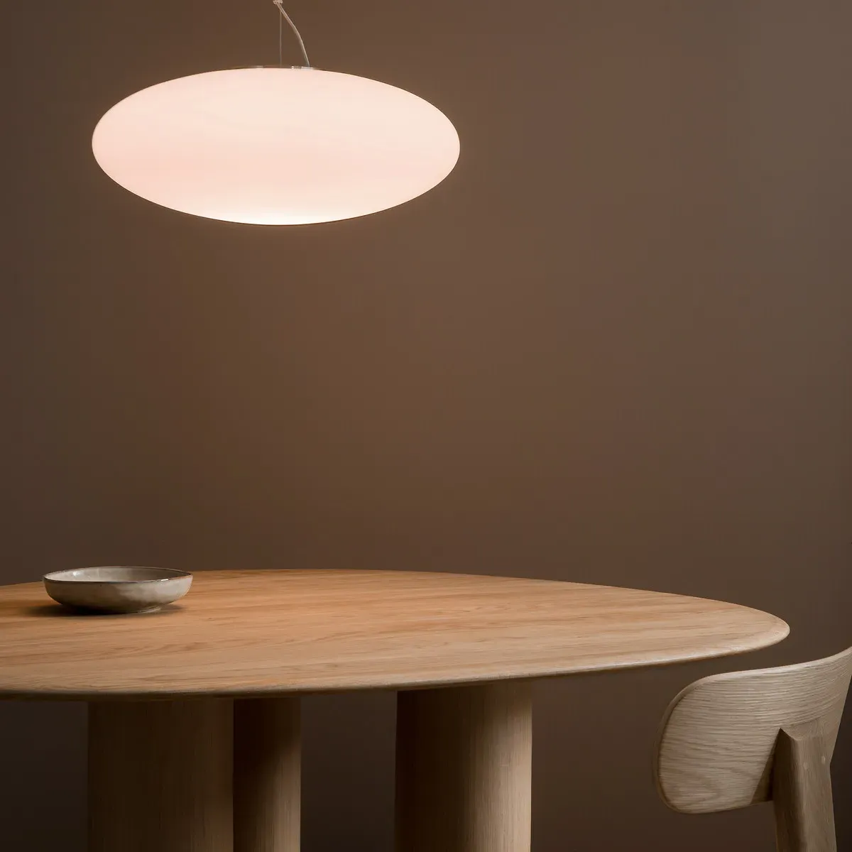 Raeyes Oval Frosted Glass Ceiling Light - Opaline product
