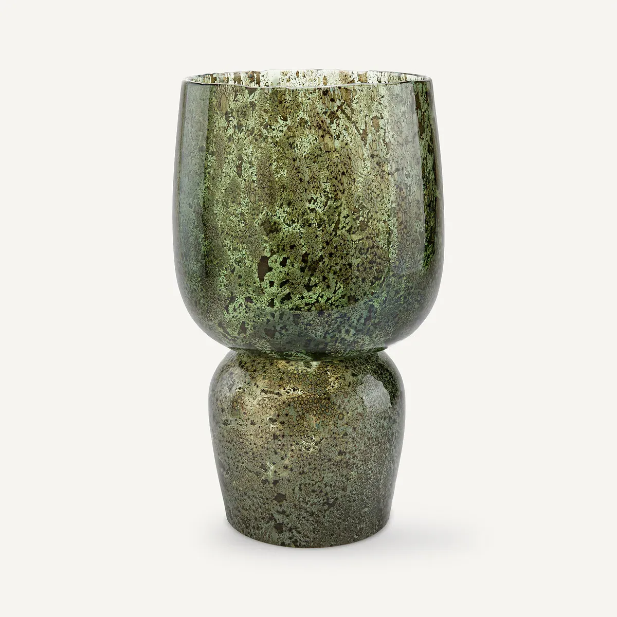 Remus Reactive Effect Glass Vase - Green product