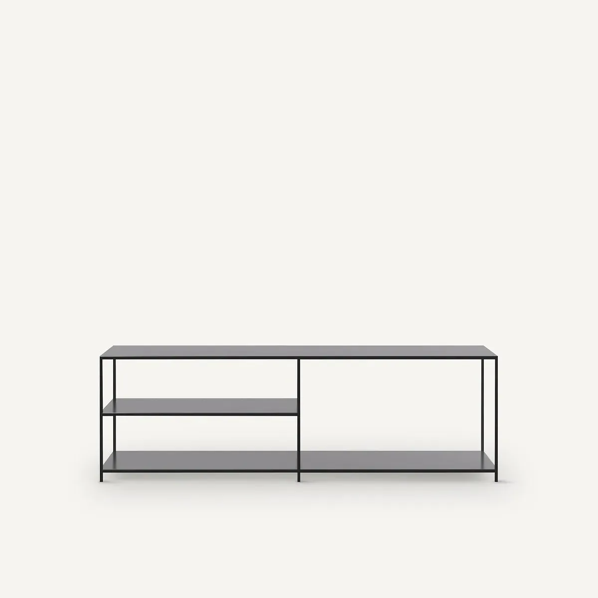 Romy Metal TV Unit - Black, Steel alternate view