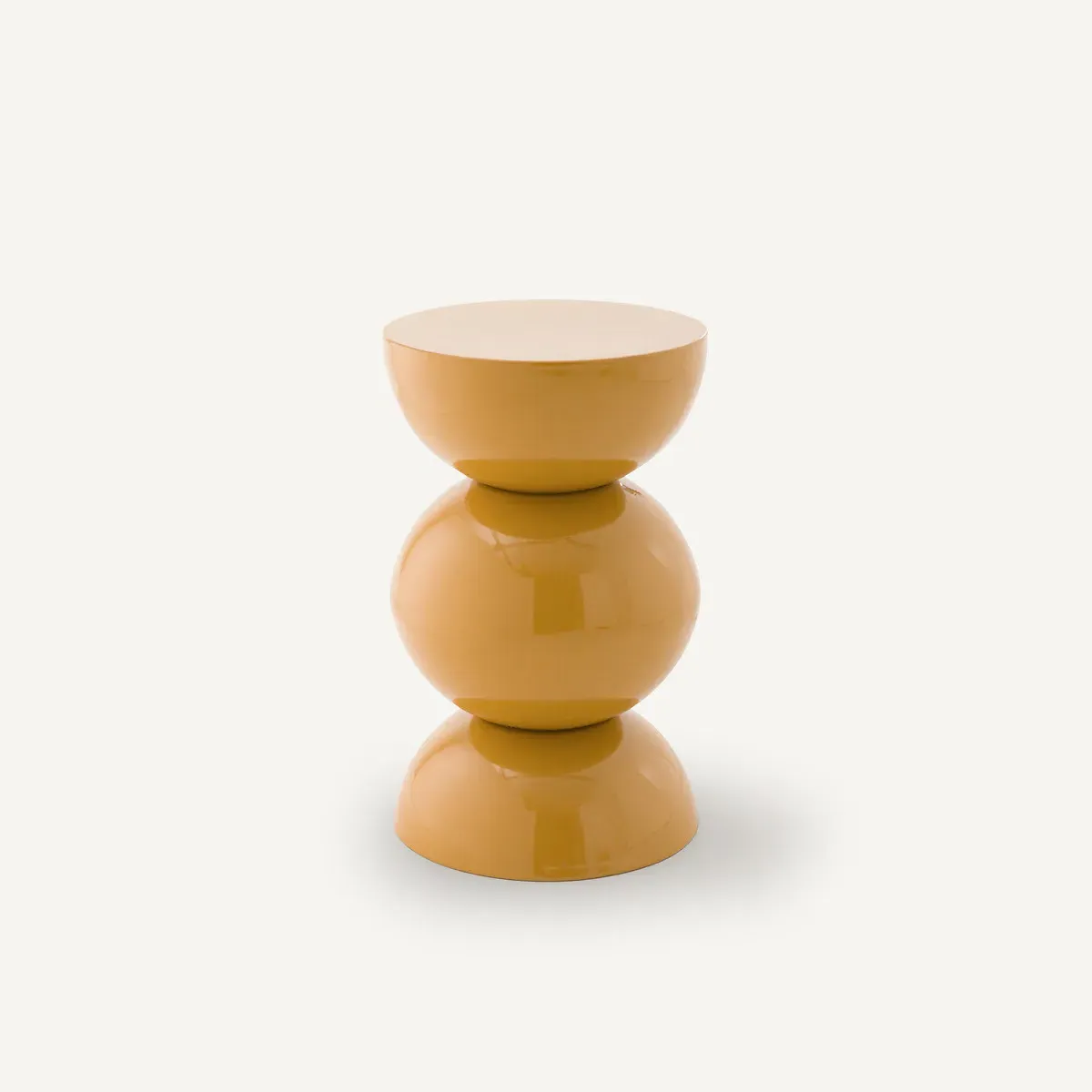 Rouva Round Side Table - Mustard, Iron product