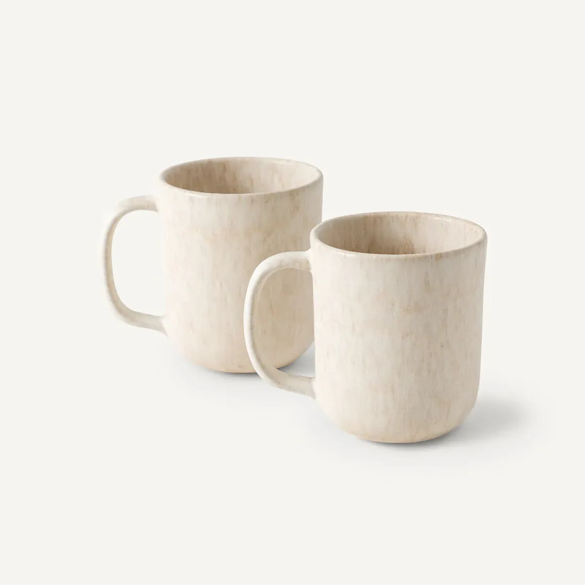 Rusty Set of 2 Stoneware Mugs - Beige product