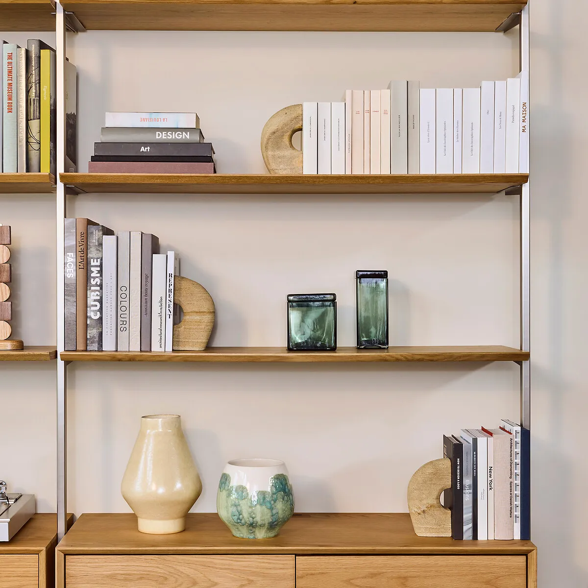 Sandsti Set of 2 Bookends - Beige, Limestone alternate view