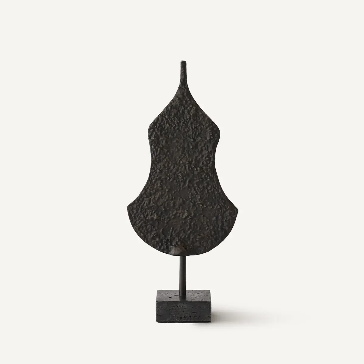 Sarafu Statuette on Marble Base - Black, Cast Aluminium product
