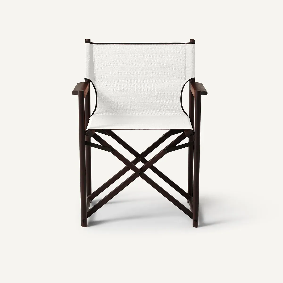 Scorsi Acacia Folding Garden Dining Chair - Chalk alternate view