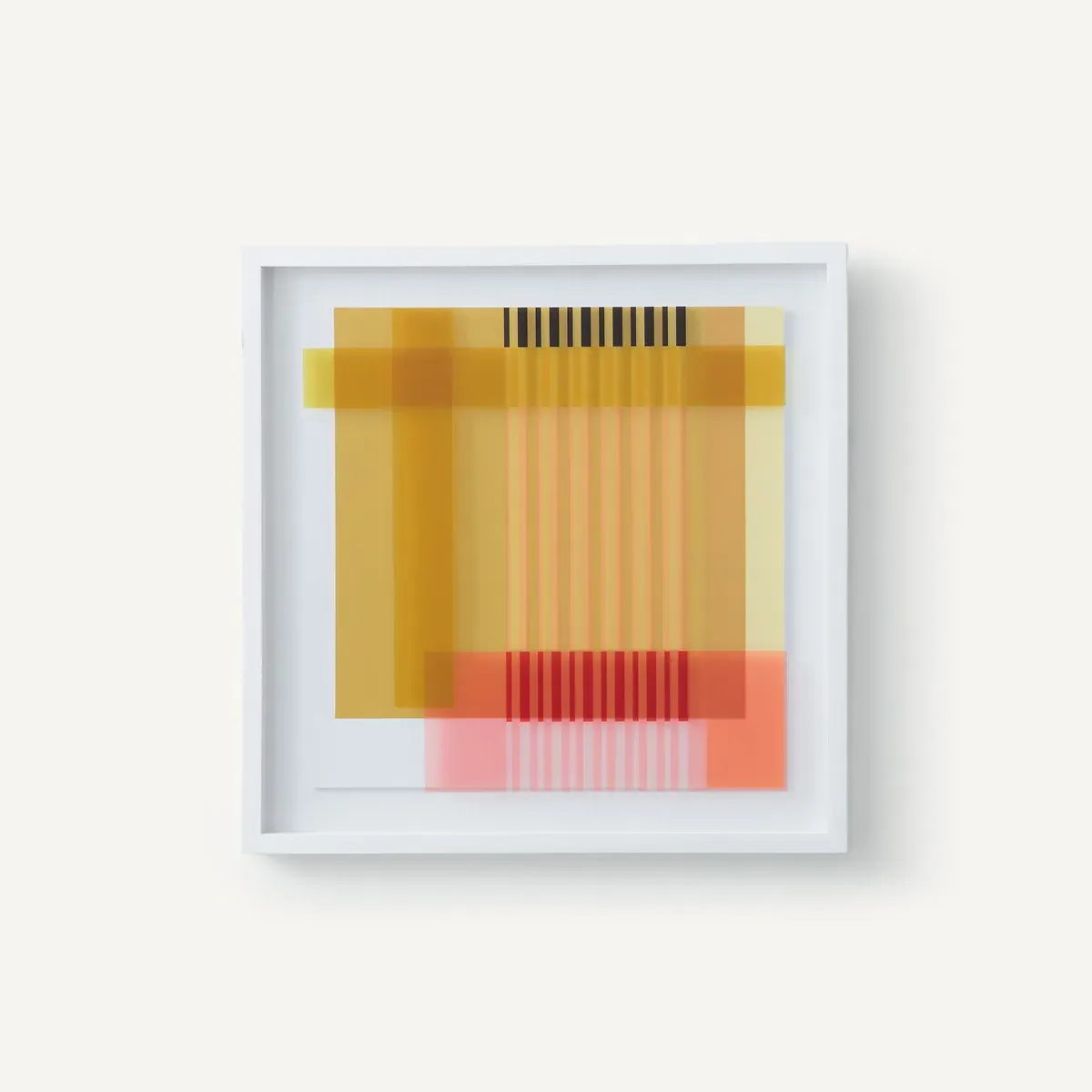 Seris Screen-Printed Glass Wall Art - Multi-Coloured product