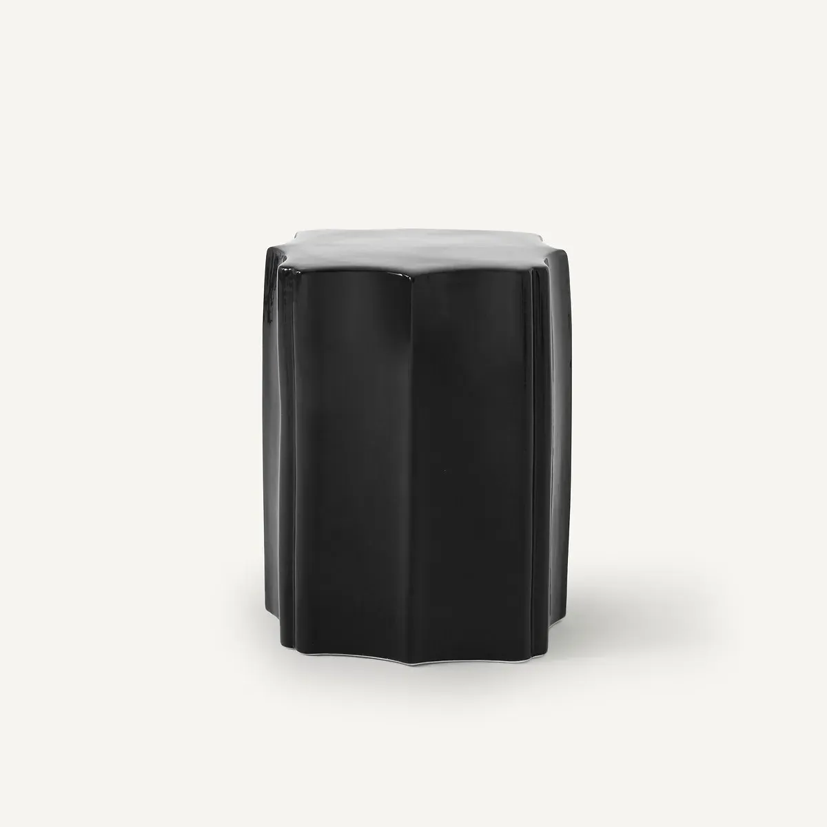Sierro Ceramic End Table - Black alternate view