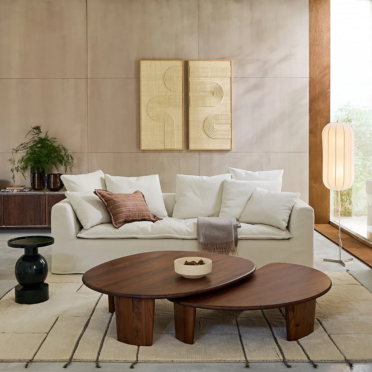Stauro Hand-Knotted Rug - Ivory, Wool alternate view