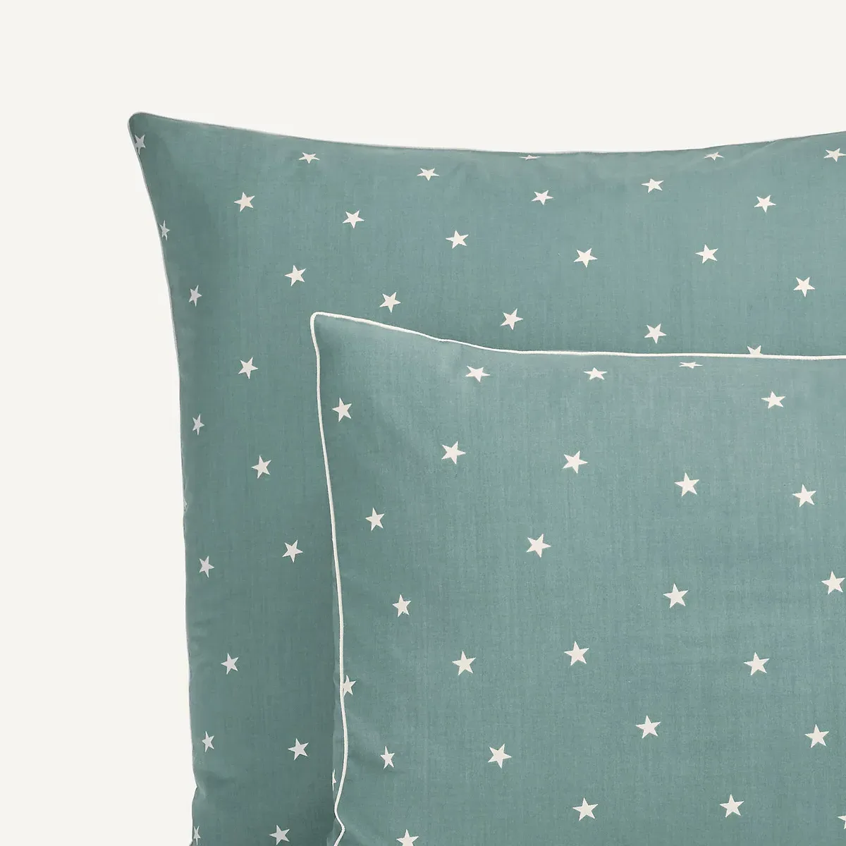 Stella Pillowcase - Celadon Blue, Organic Cotton alternate view