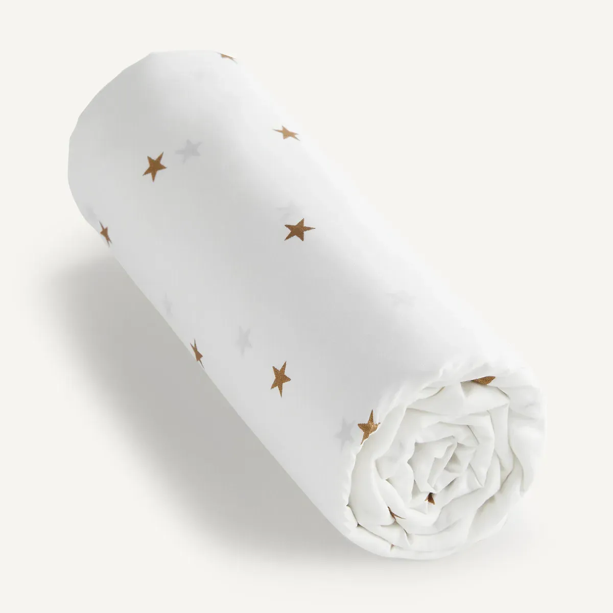 Stella Star Fitted Sheet - Gold, Organic Cotton Percale product