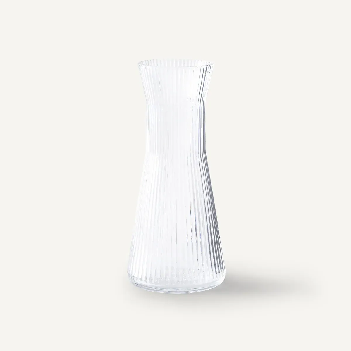 Strivi Ribbed Glass Carafe - Transparent product