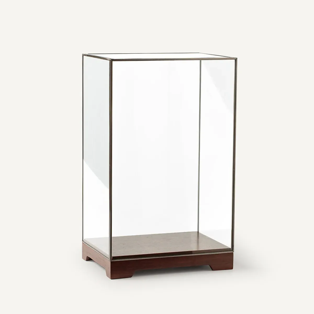 Studiolo Curiosity Display Box - Walnut, Glass product