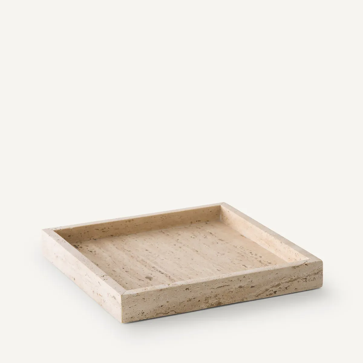 Tibur Square Decorative Tray - Travertine product