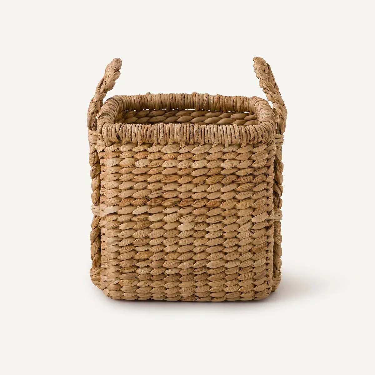 Tima Square Basket with Handles - Natural, Water Hyacinth product