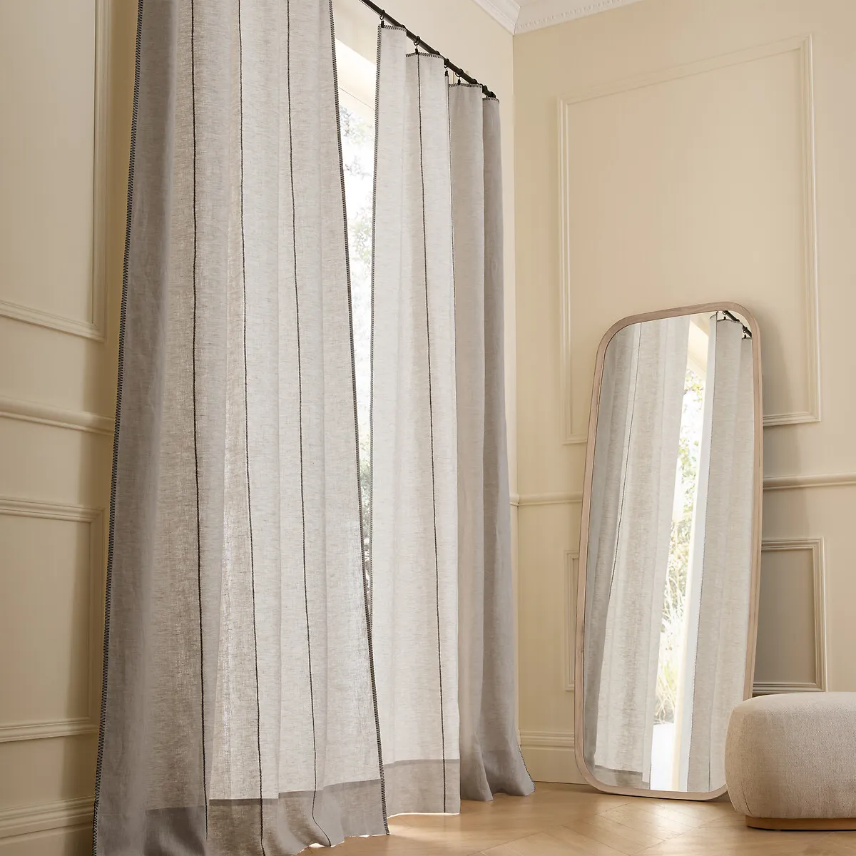Tojos Washed Linen Curtain - Natural product