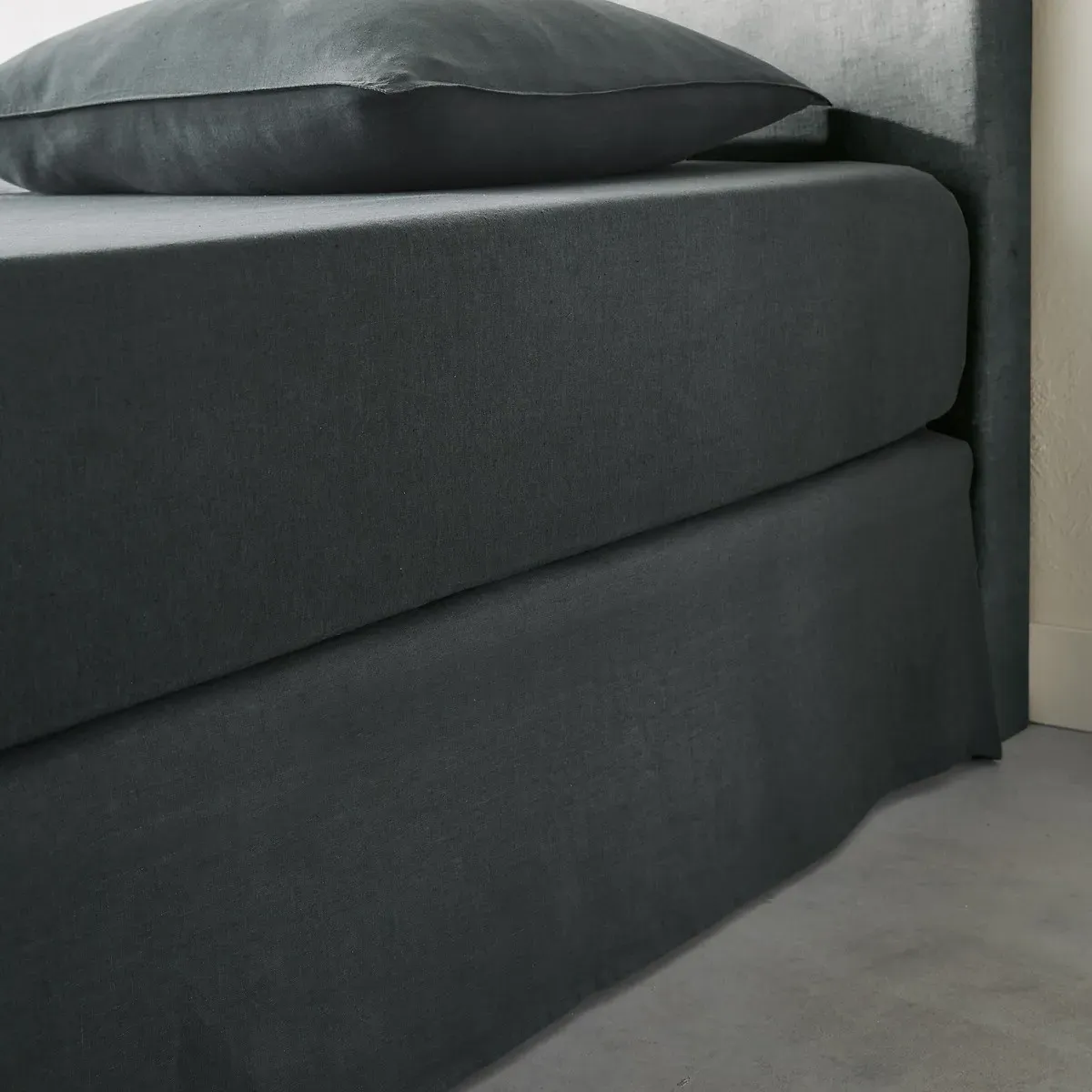 Touril Linen Valance - Elephant Grey product