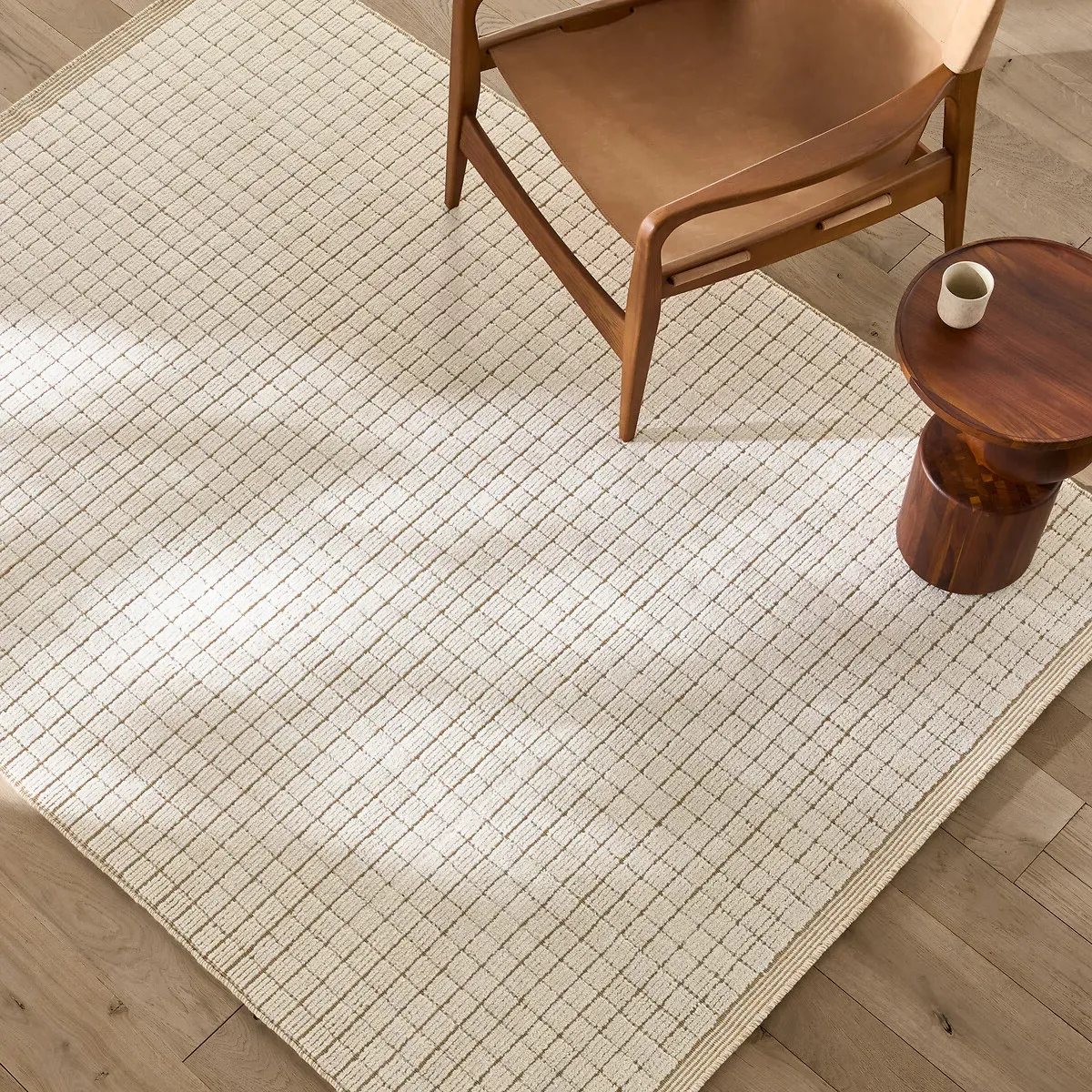 Ubin Hand-Knotted Rug - Natural, Wool product