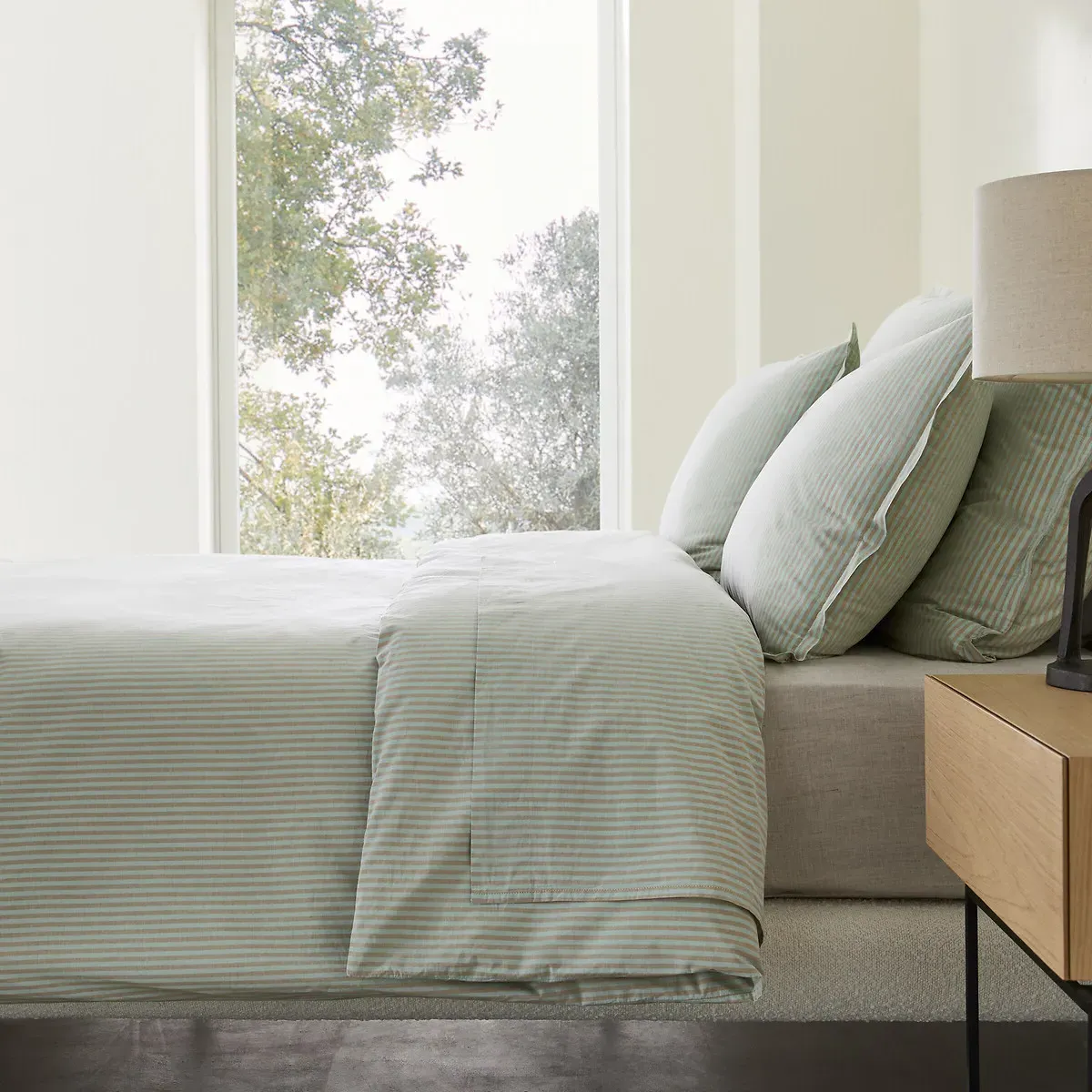 Valli Duvet Cover - Mint, Cotton Percale product