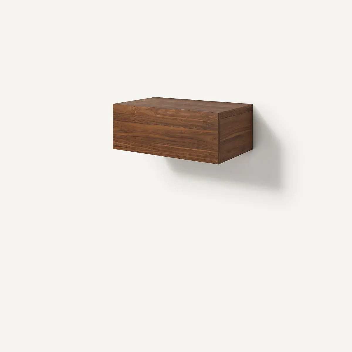 Vesper 1-Drawer Floating Bedside Table - Walnut, Solid Wood product