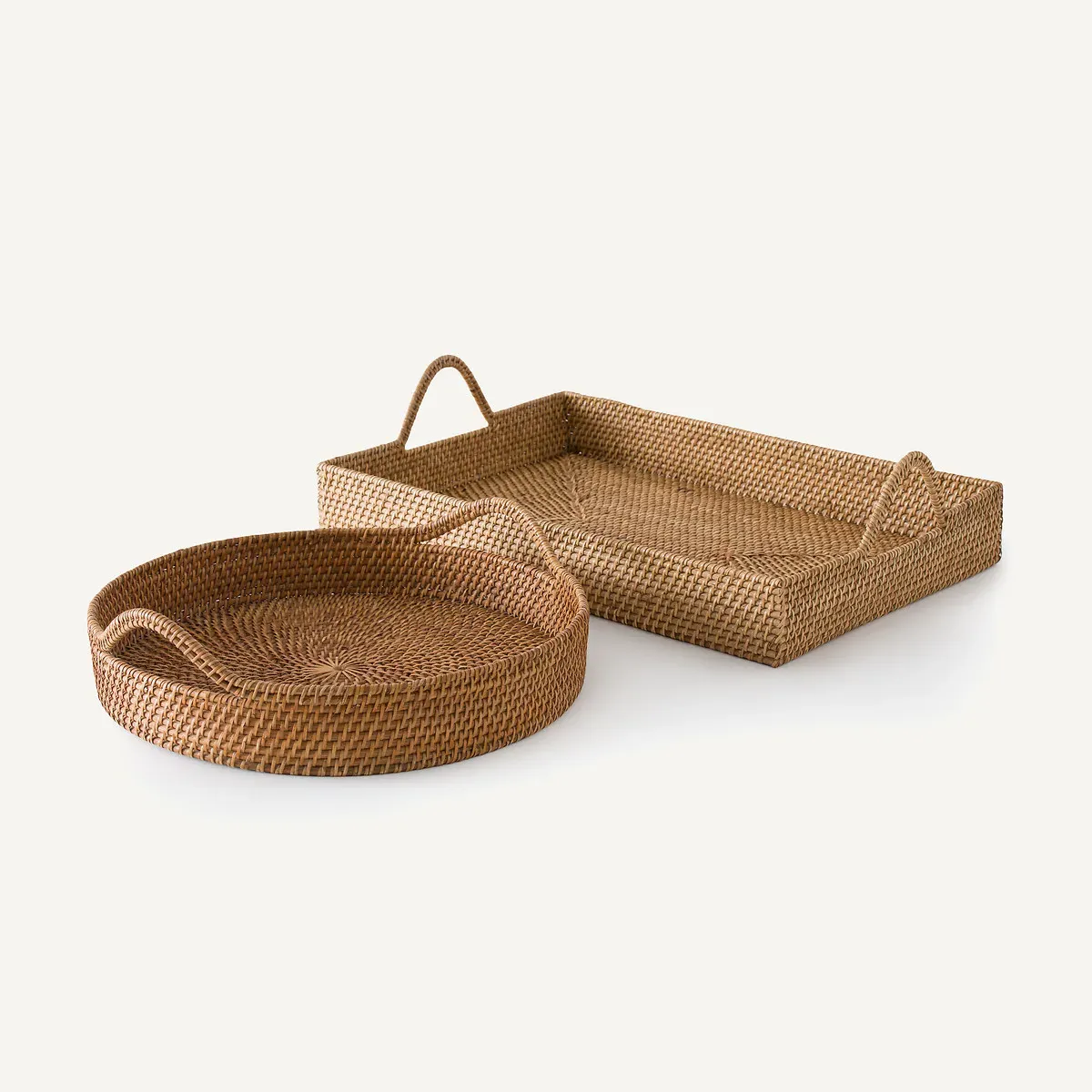 Vespérie Rattan Tray - Natural Rattan alternate view