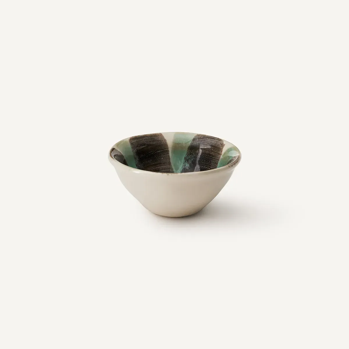 Viana Set of 4 Sauce Bowls - Striped, Stoneware product