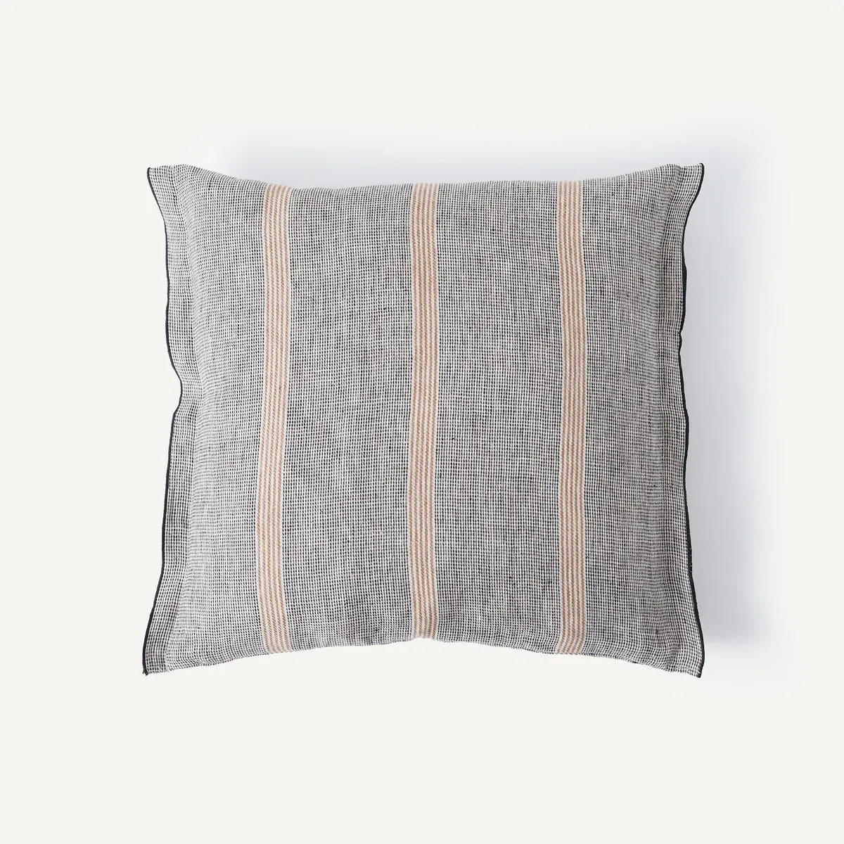 Virel Cushion Cover - Black, Linen product