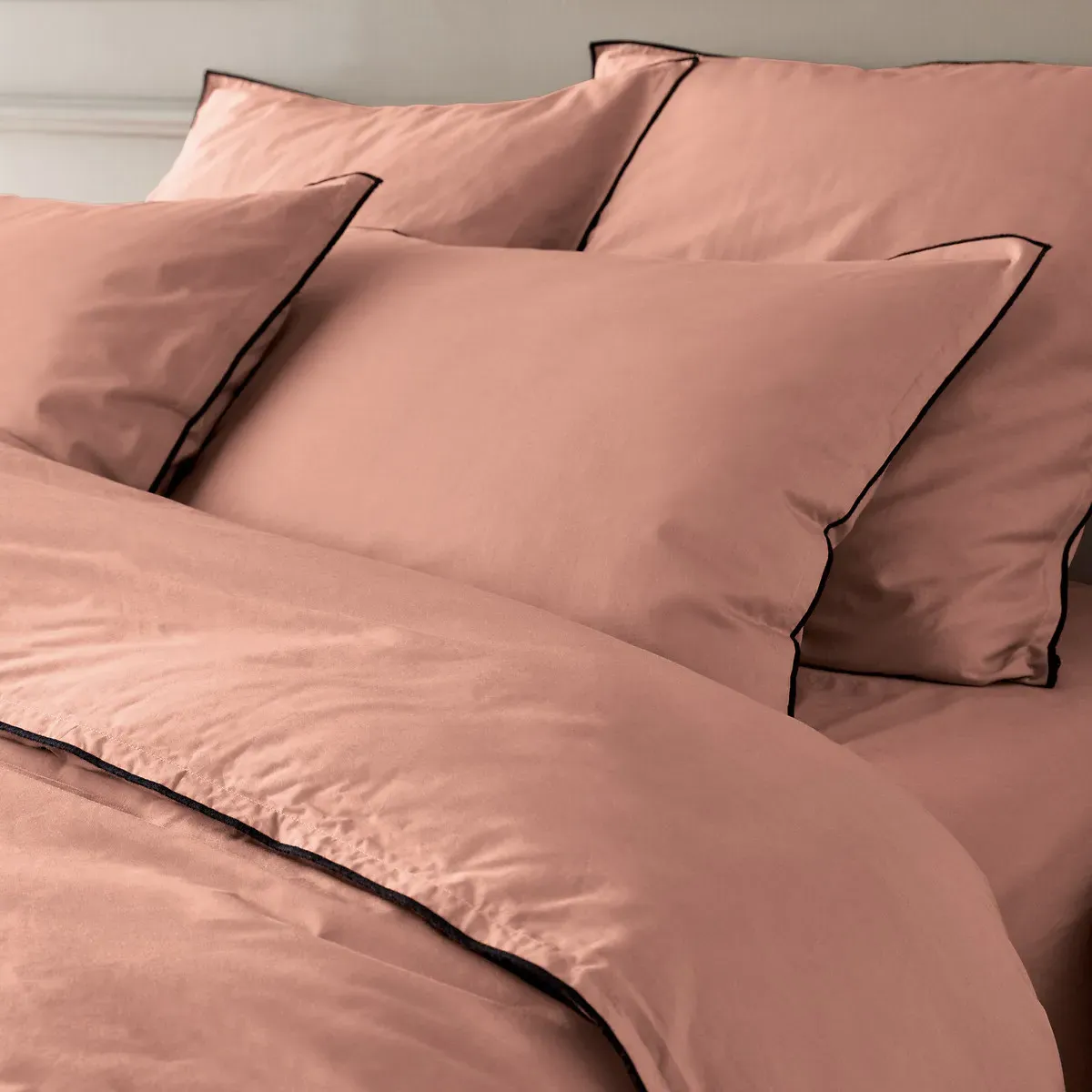 Washed Cotton Voile Duvet Cover - Antique Rose product