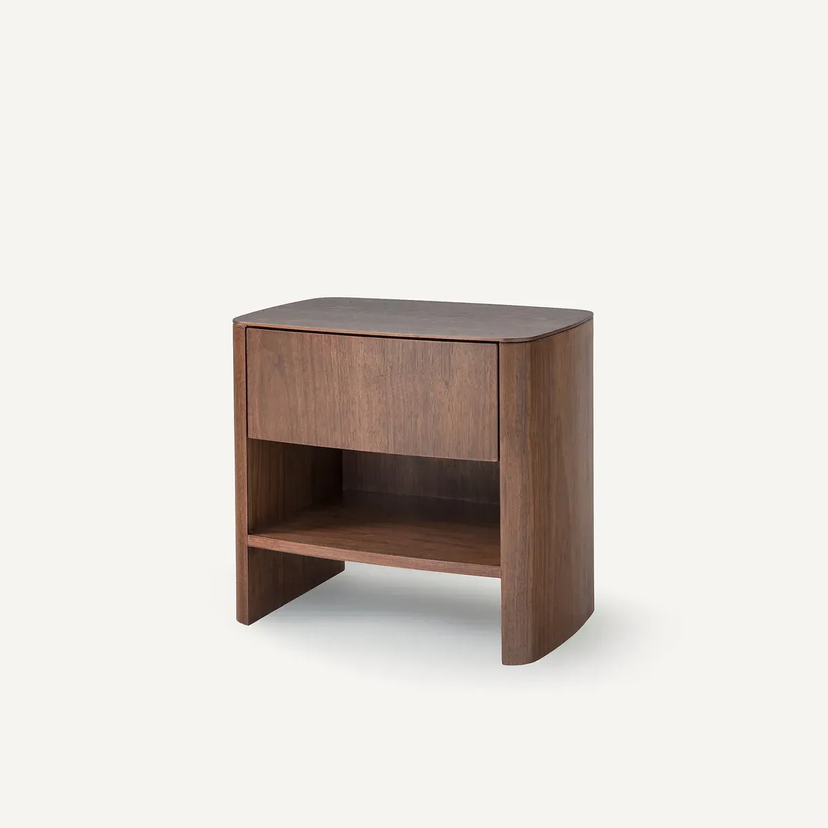 Willow Bedside Table with Drawer - Walnut product