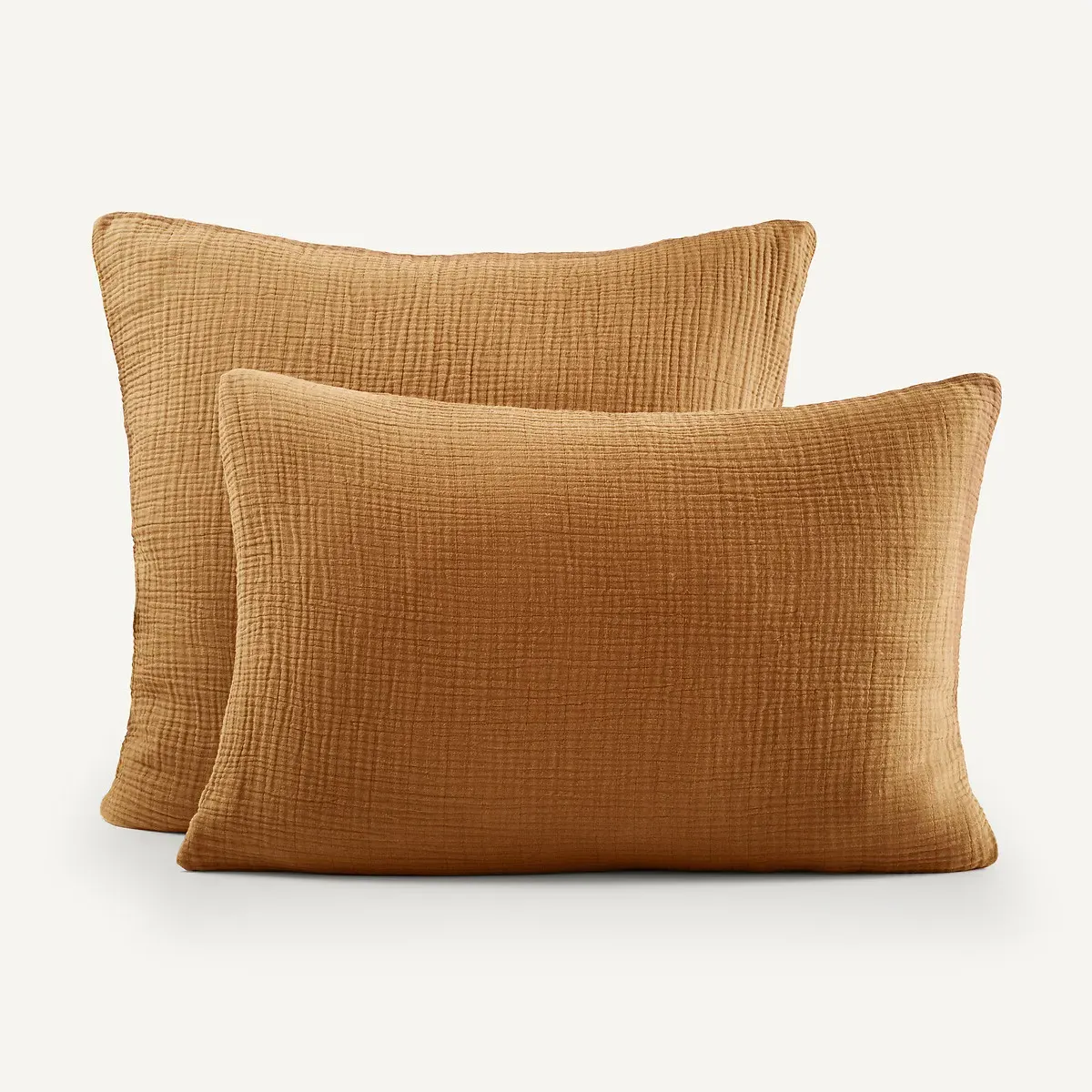 Yafa 200 Thread Count Pillowcase - Cinnamon, Organic Cotton Muslin product