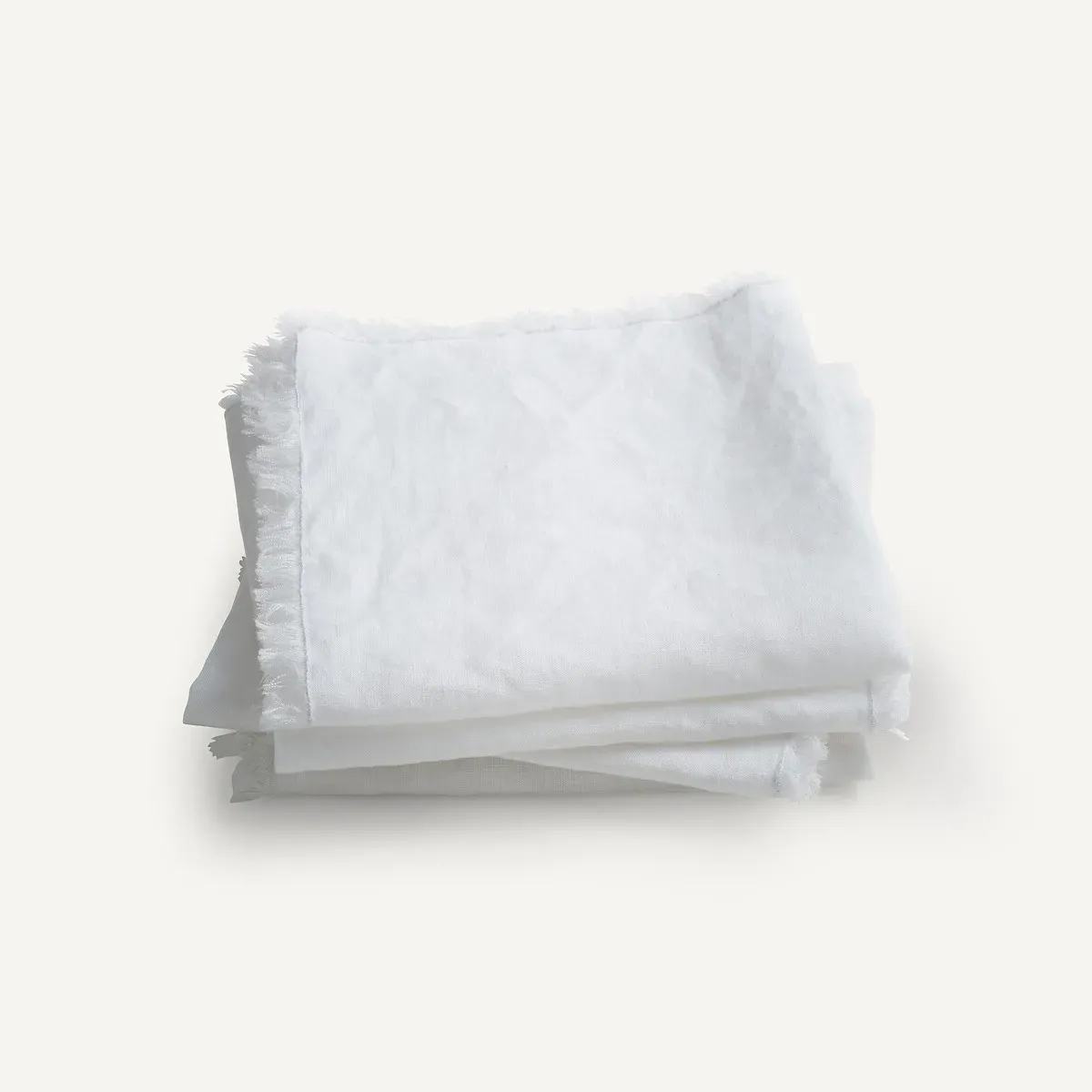 Yastigi Set of 4 Washed Linen Napkins - White product