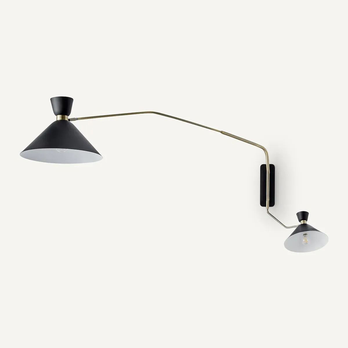 Zoticus XL Double Wall Light - Aged Brass, Iron product
