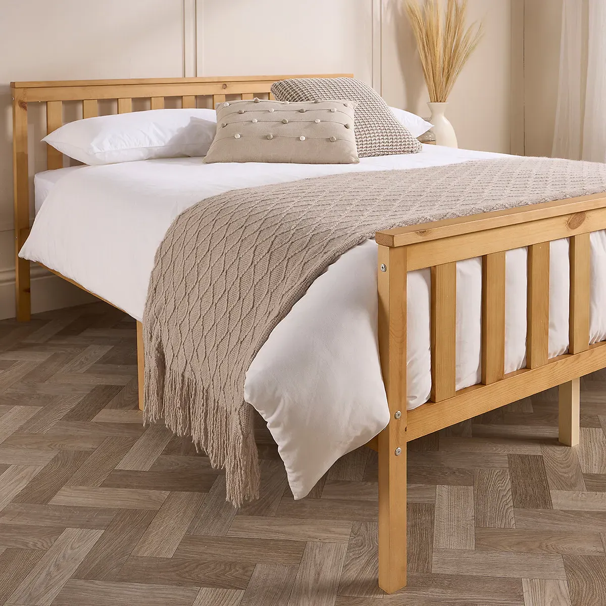 Atlantic Shaker Bed Frame - Pine alternate view