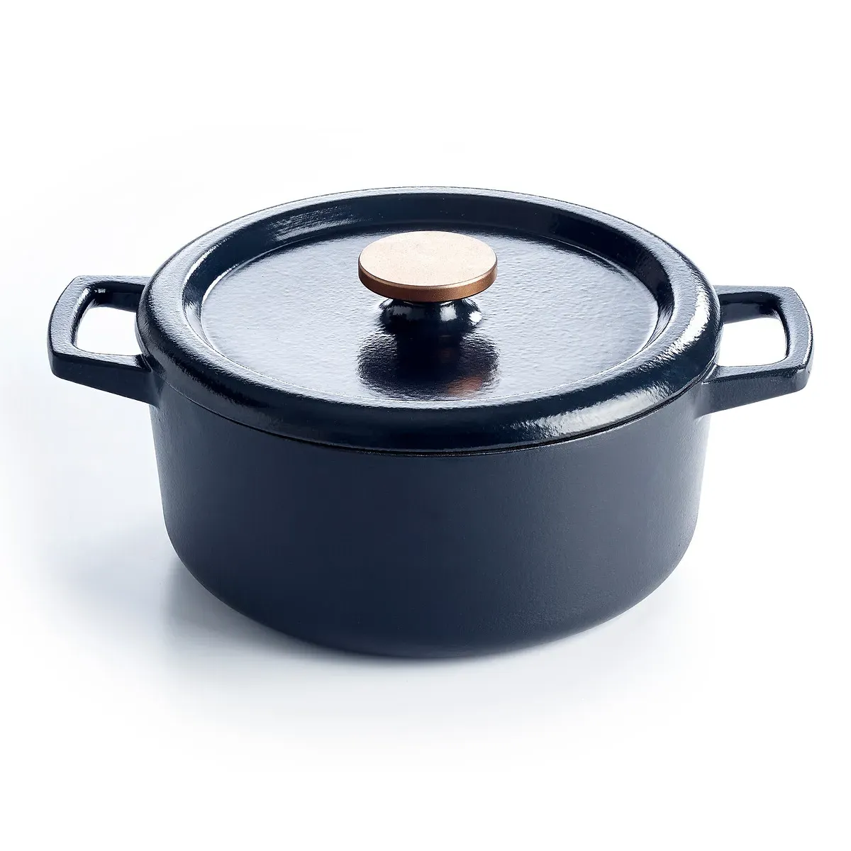 Nori Round Casserole Dish - Black, Cast Iron product