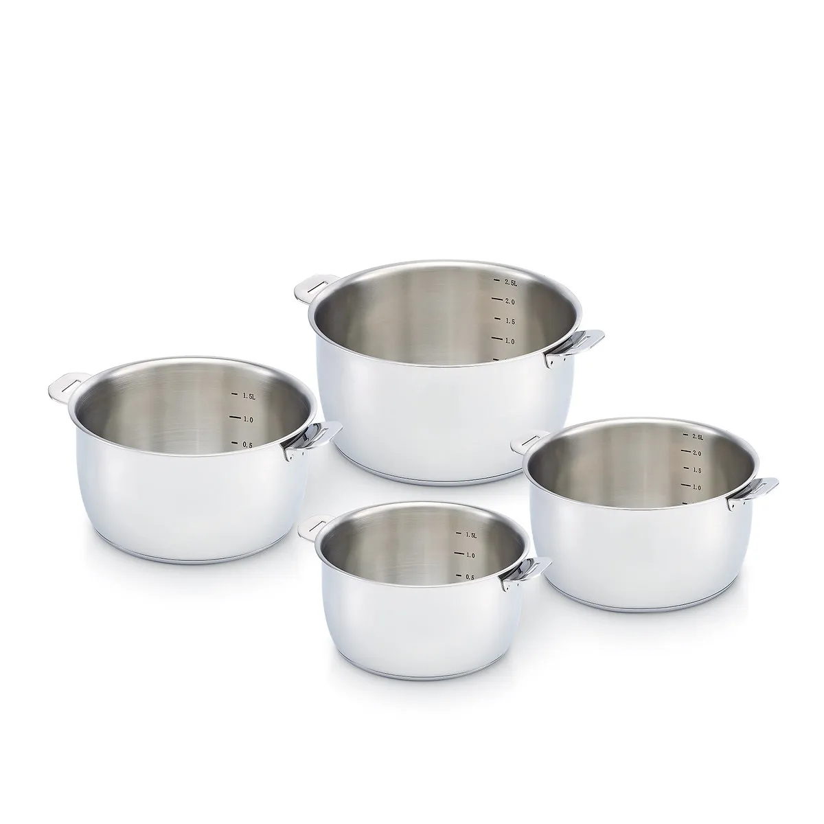 Select 4-Piece Saucepan Set with Handle - Inox, Stainless Steel alternate view