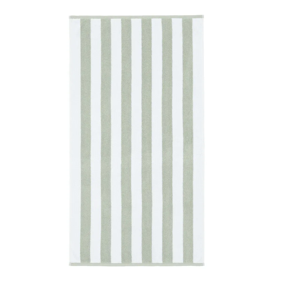 Reversible Stripe Cotton Jacquard Bath Sheet - Sage product