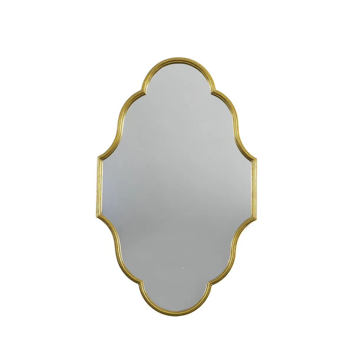 Carlene Round Wall Mirror - Gold, Metal product