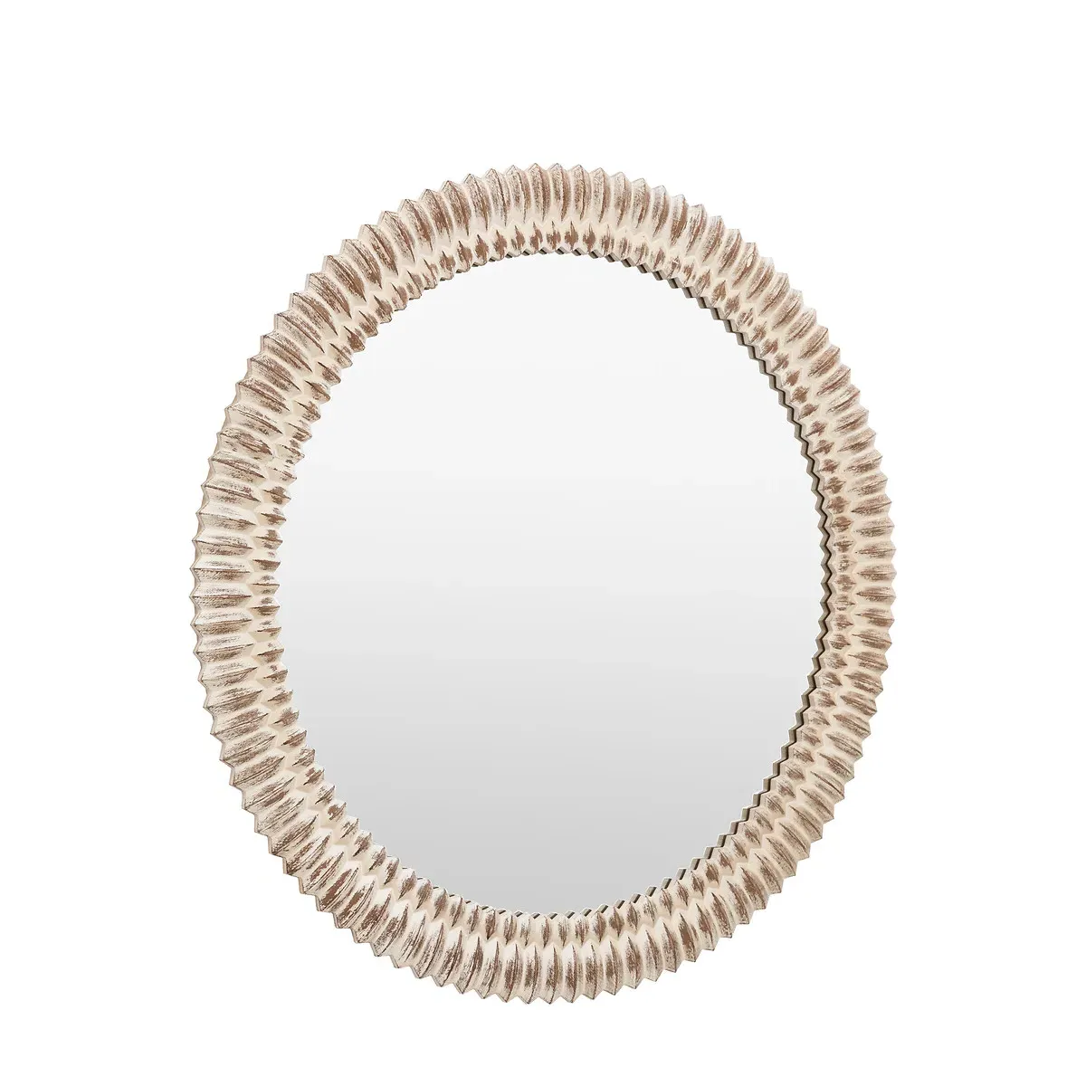 Pinico Round Mirror - Cream alternate view