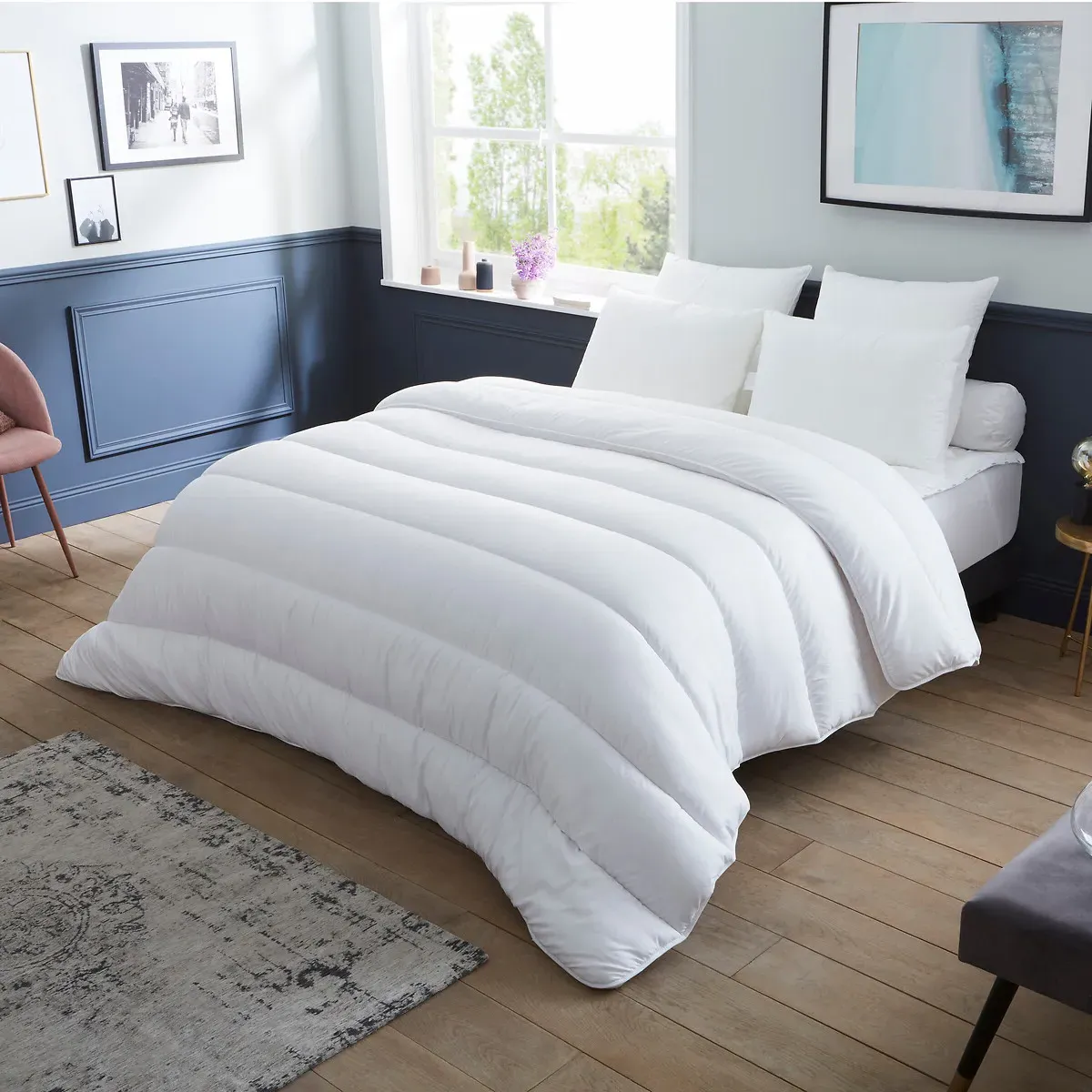 Ete Anti-Dust Mite Duvet - White, Microfibre Polyester alternate view