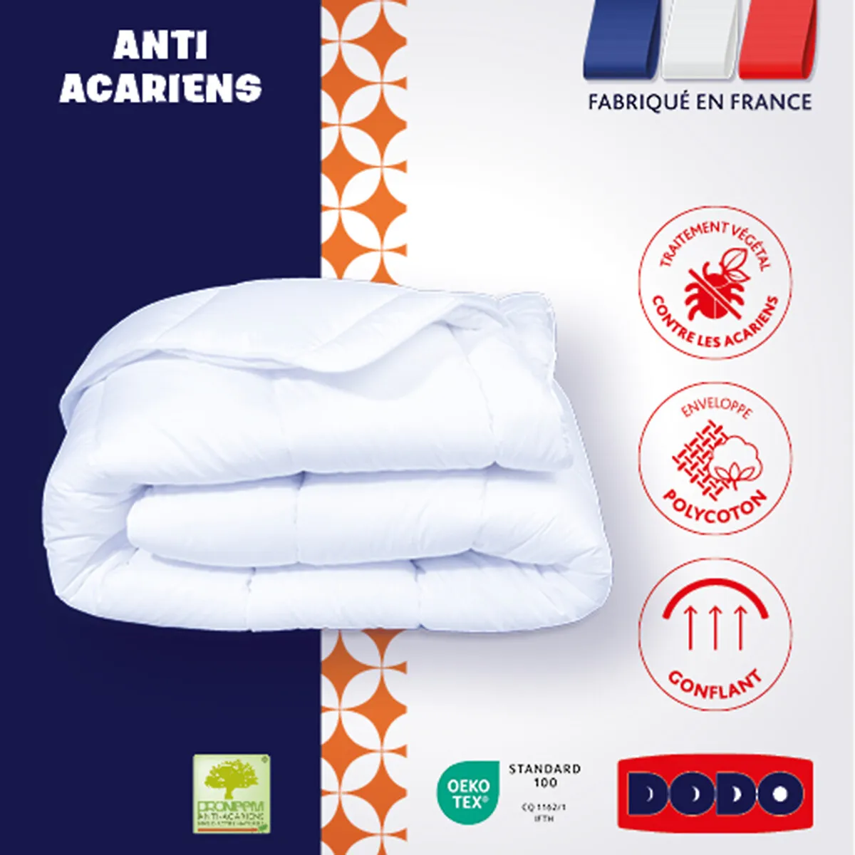 HOLLOFIL ECO SOFT Warm Duvet Mite-Proof - White, Polyester product