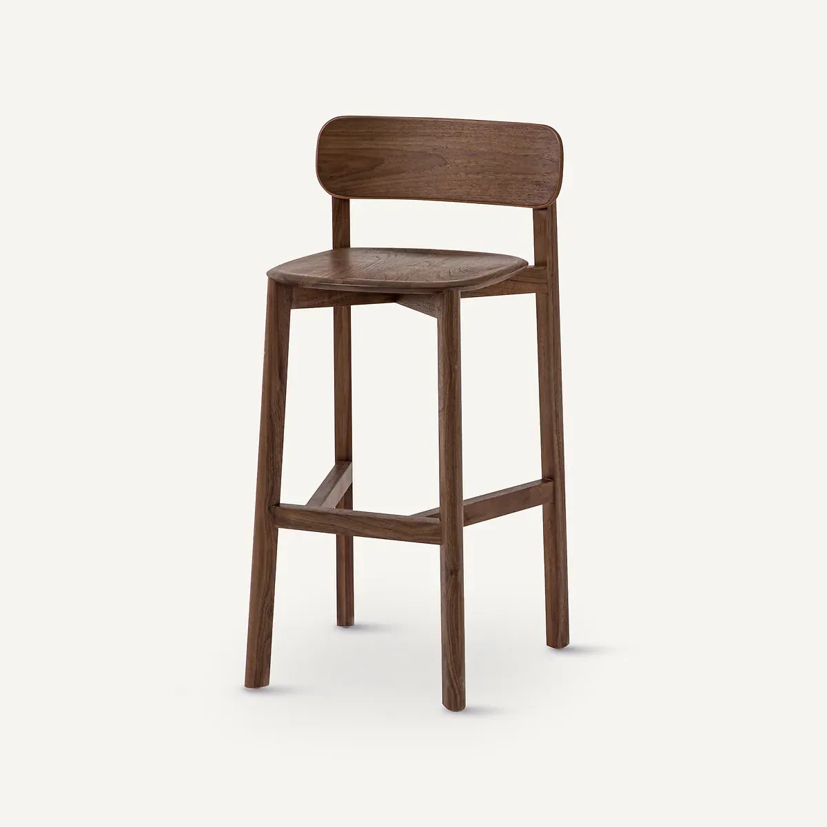 Batignolles Bar Stool by Emmanuel Gallina - Walnut product