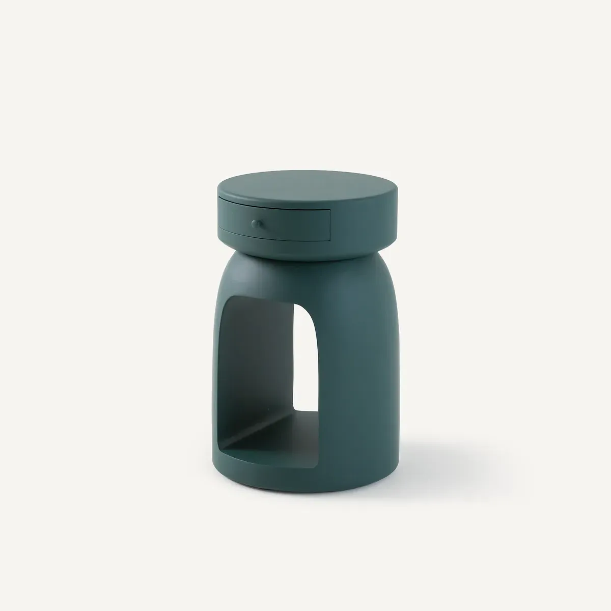 Fétiche Bedside Table with Drawer - Tsar Green, MDF product