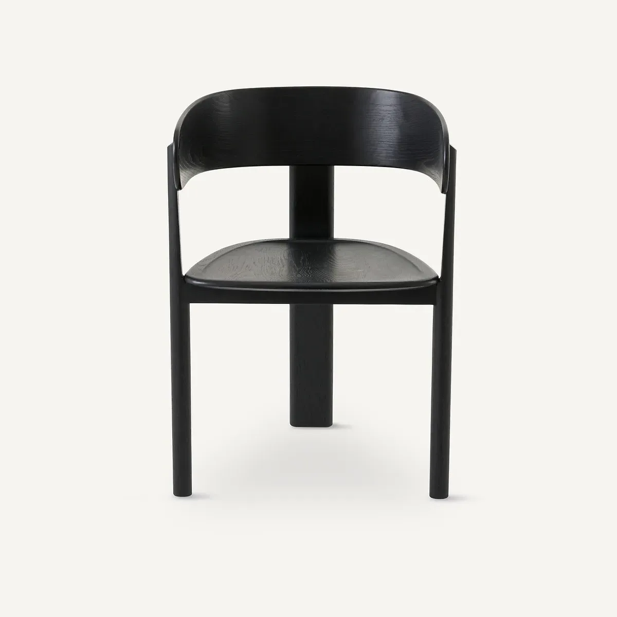 Gallina Marais 3-Leg Dining Armchair - Black, Oak alternate view