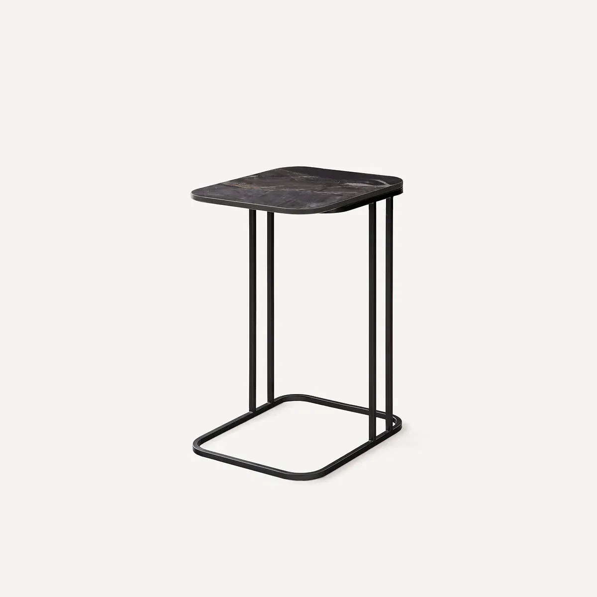 Trebor by Emmanuel Gallina Side Table - Charcoal, Ceramic product