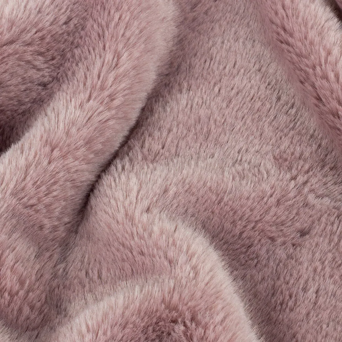 Kallu Double-Sided Faux-Fur Throw - Blush Pink product